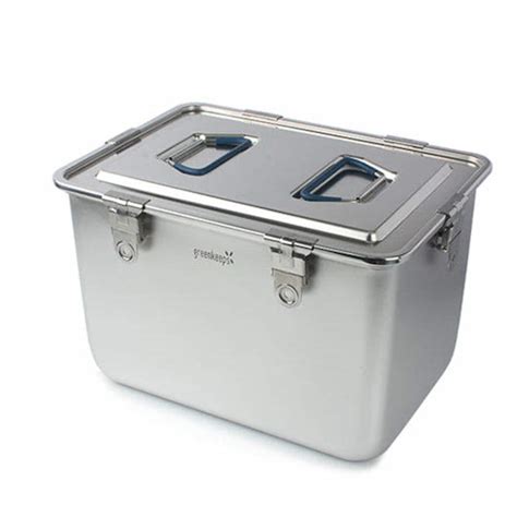 stailess steel storage box|large airtight stainless steel containers.